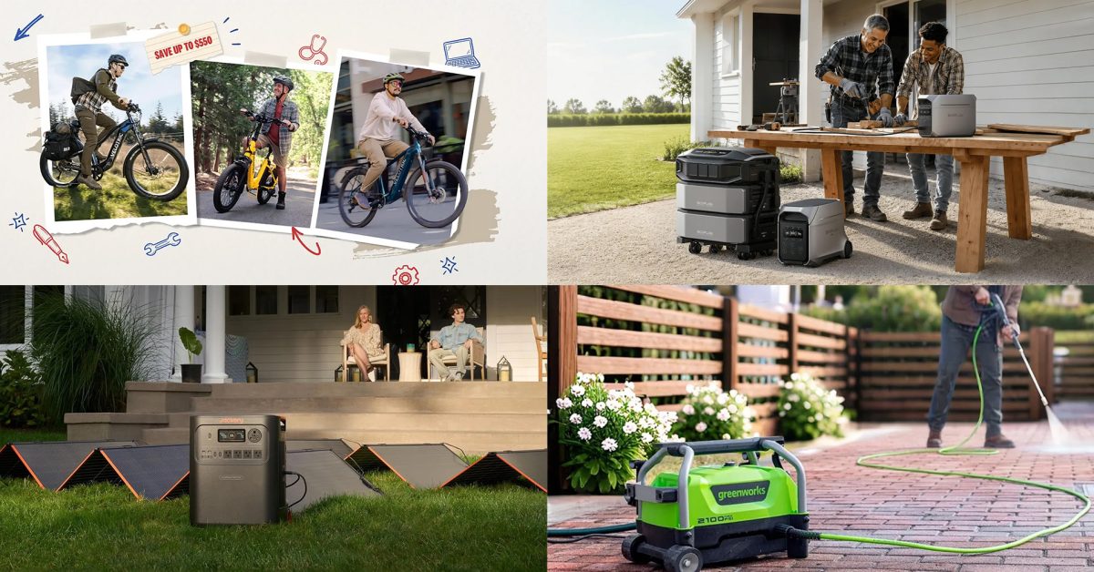 دراجات Velotric الكهربائية: خصم 550$ وأسعار قياسية، وعروض EcoFlow و Jackery
