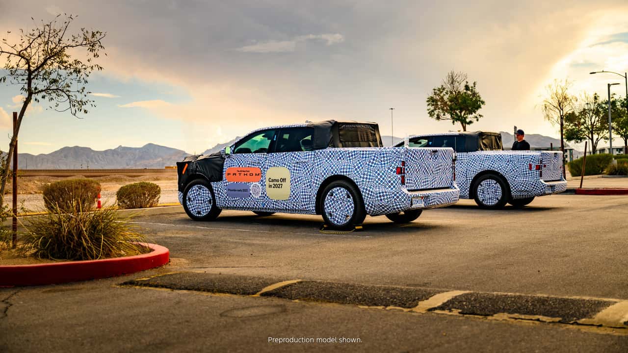 Прототипы грузовика Ford Fathom в Лас-Вегасе