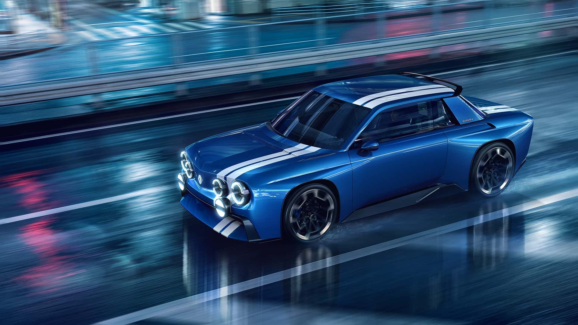 Renault 8 Gordini تعود كهربائية بدفع خلفي وتصميم رائع