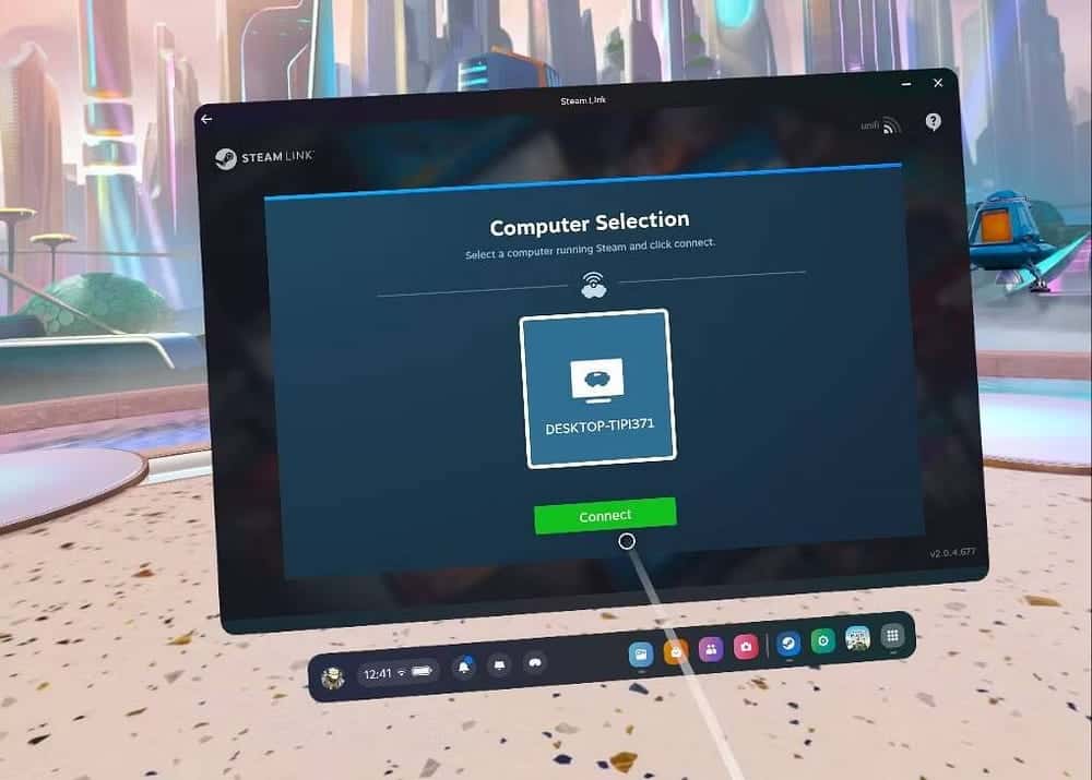 استخدام Steam Link في Meta Quest 3