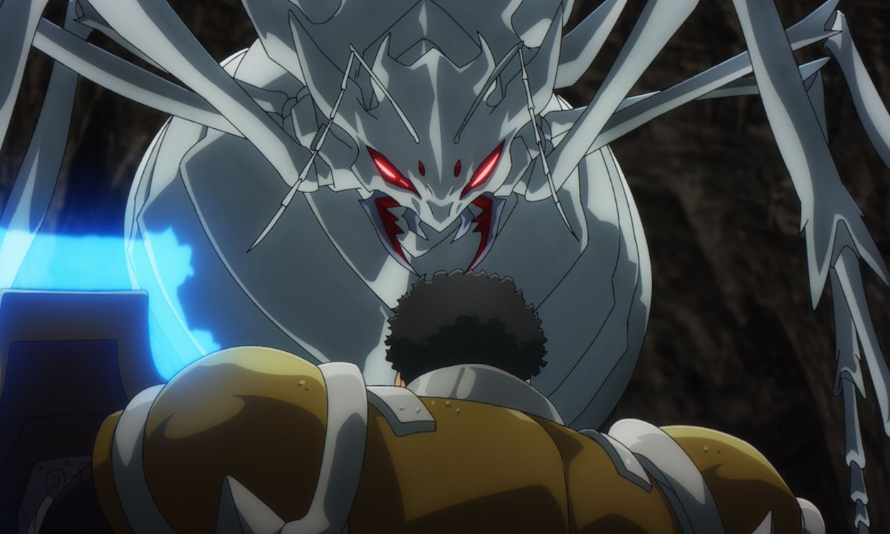 ملكة النمل تهاجم صيادًا في أنمي Solo Leveling