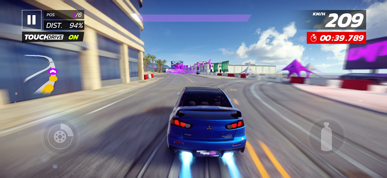 Asphalt Legends Unite gameplay on iPhone