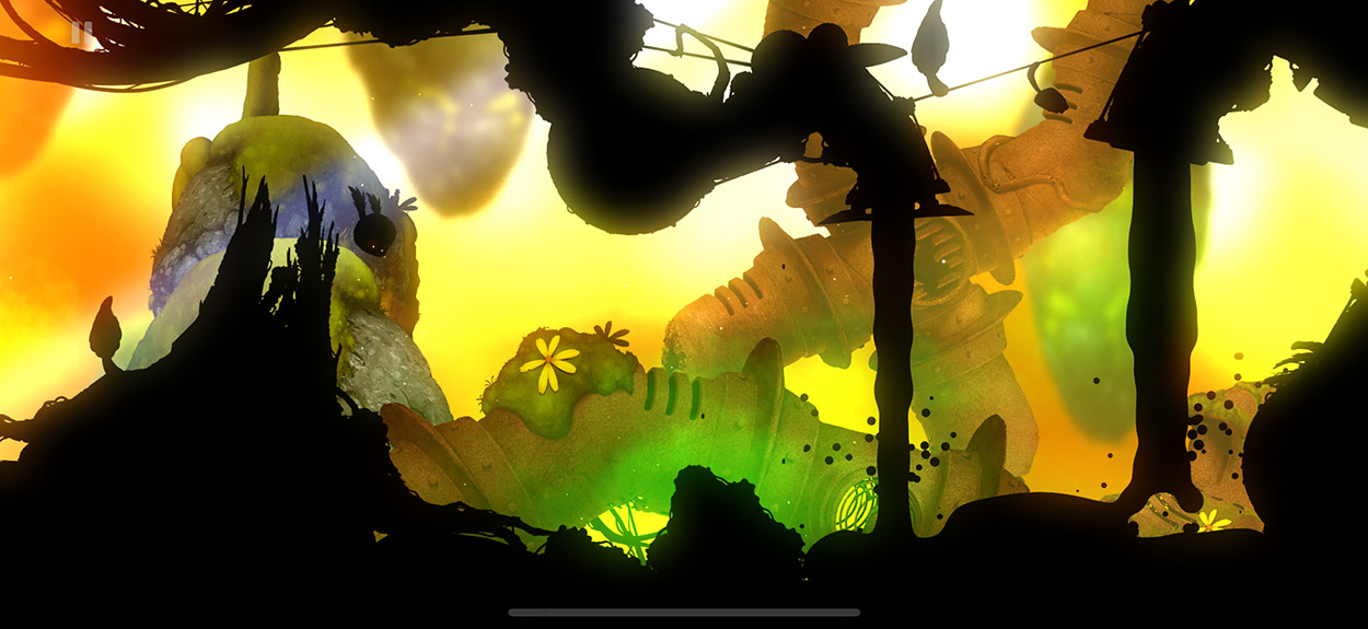 Screenshot of Badlands 2 running on iPhone