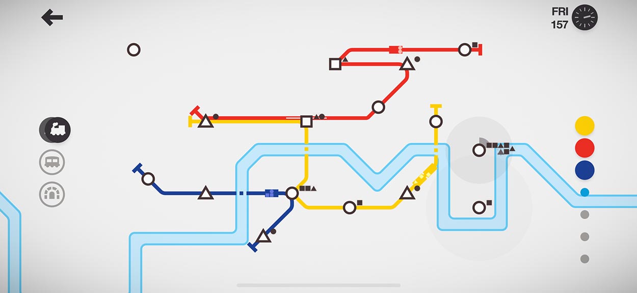 Mini Metro iPhone game