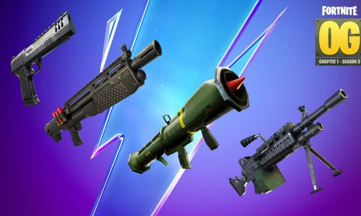 Fortnite OG Season 3 weapons