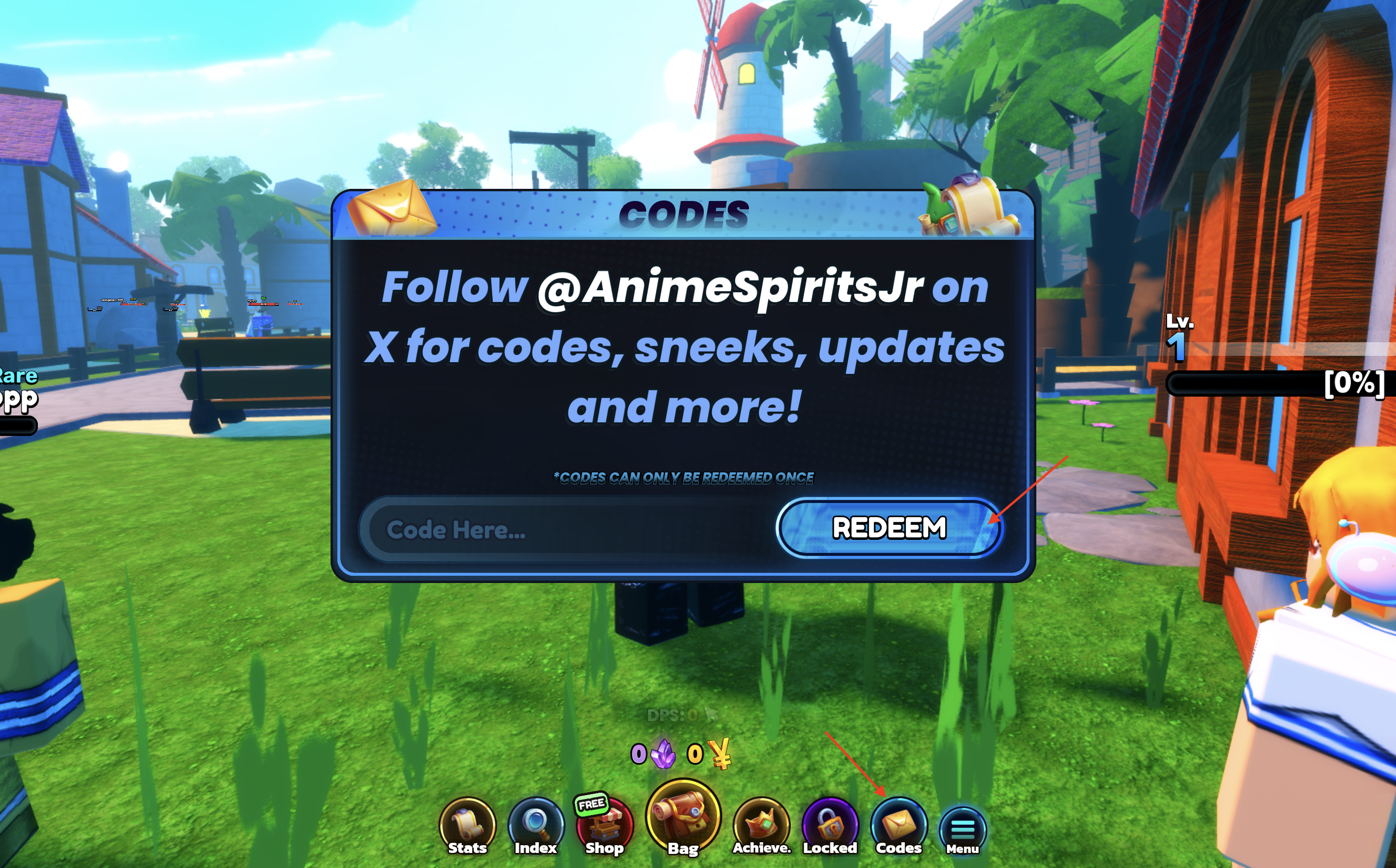 Anime Spirits Journey Codes (March 2025)