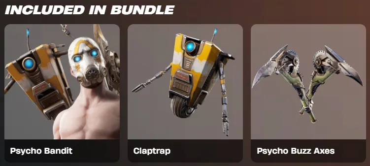 All Items in Psycho Bundle