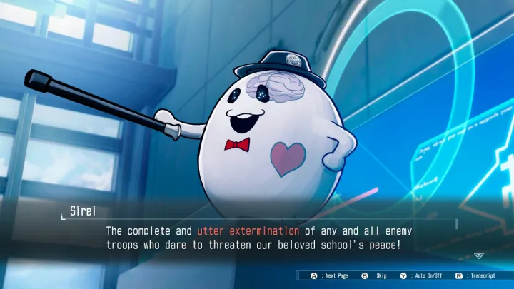 Last Defense Academy's mascot, Sirei.