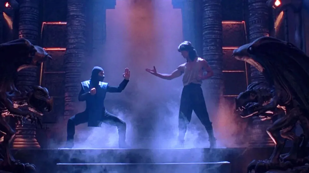 Subzero vs. Liu Kang in Mortal Kombat.
