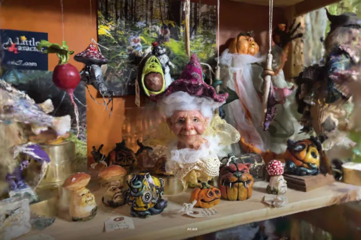 While my Scaniverse of an art shelf only captured one side, I could move into the shelf and see more.