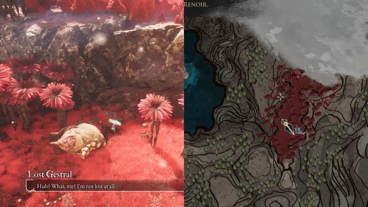 Red forest lost gestral in Clair Obscur: Expedition 33.