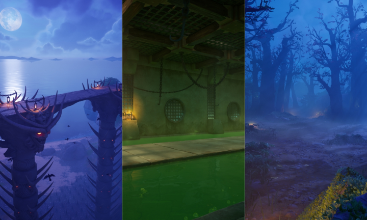 Mortal Kombat POIs in Fortnite