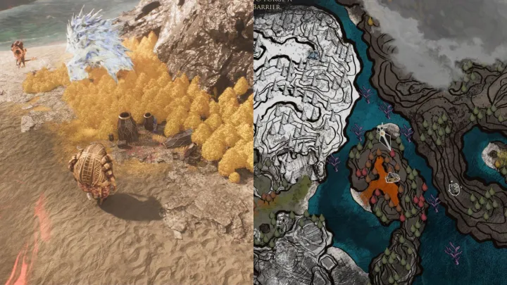 Coastal Cave lost gestral in Clair Obscur: Expedition 33.