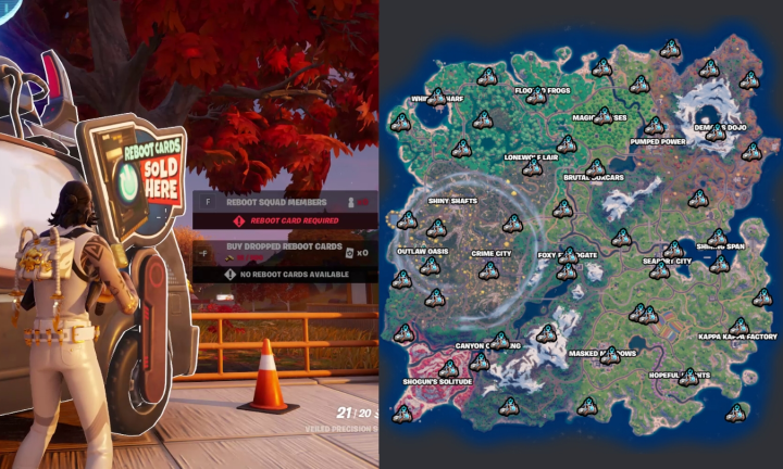Fortnite Reboot Card purchases and locations
