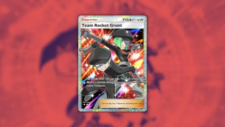 Team Rocket Grunt super rare in Pokémon TCG Pocket.