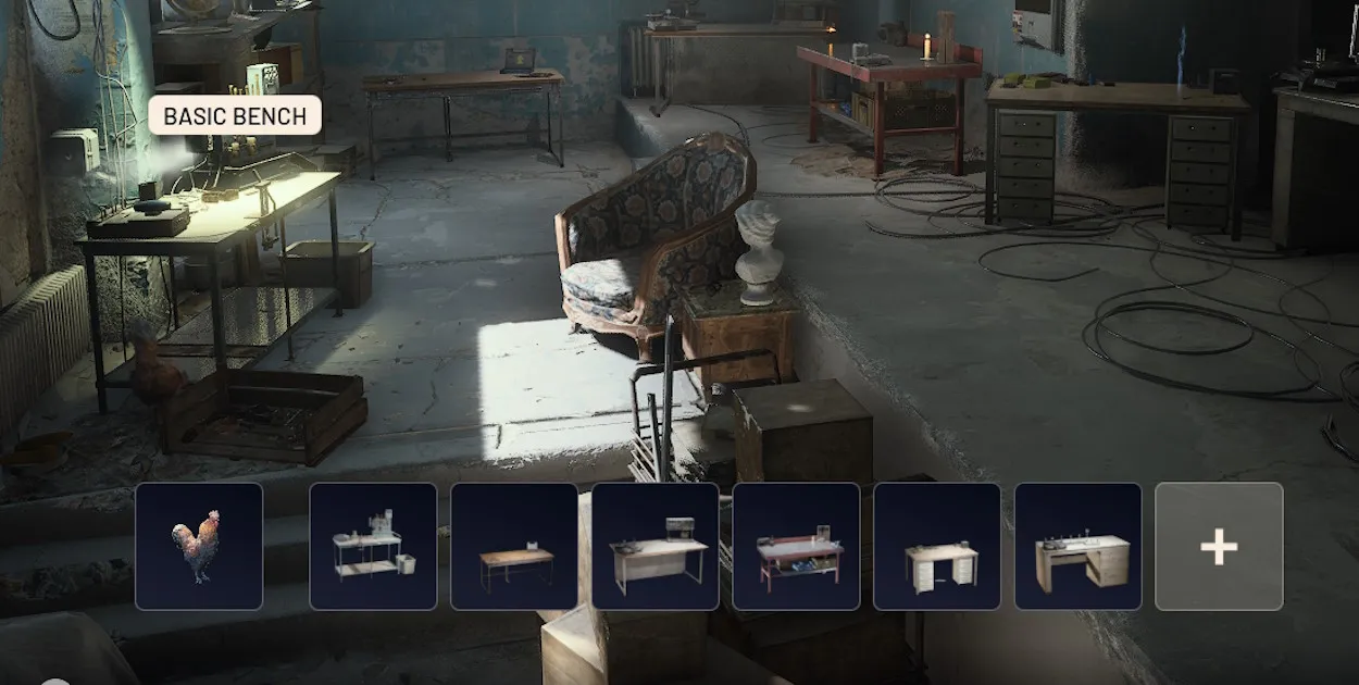 Crafting area in ARC Raiders