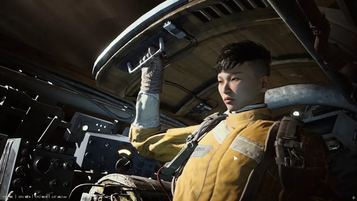 Raider entering the launched to topside