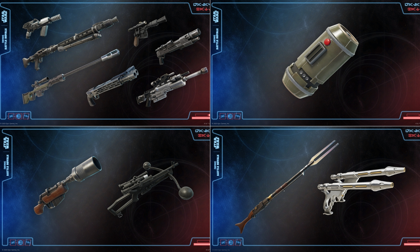 Fortnite Star Wars Weapons