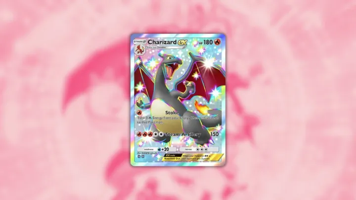 Shiny Charizard in Pokémon TCG Pocket.