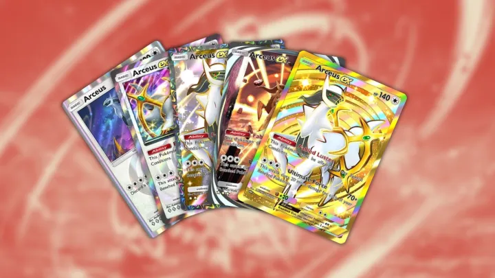All Arceus cards in Pokémon TCG Pocket.