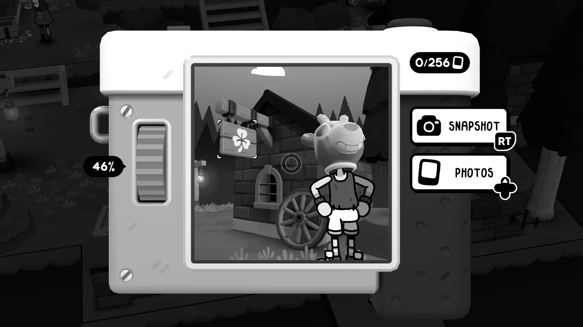 A camera takes a photo in Toem 2.