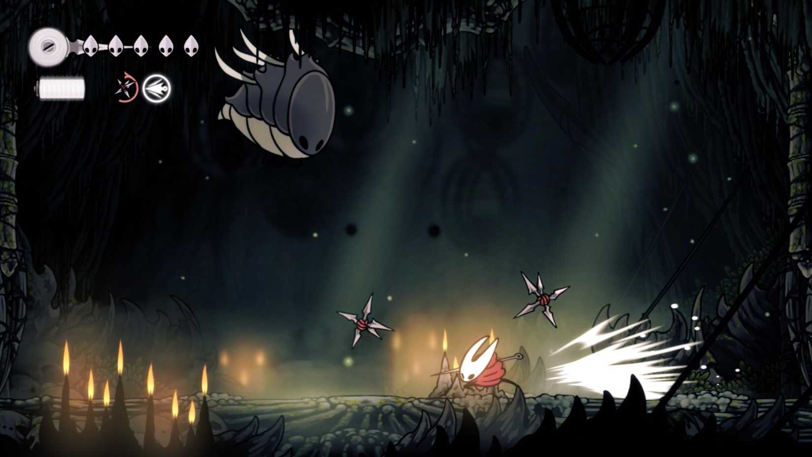قتال Savage Beastfly في Hollow Knight Silksong