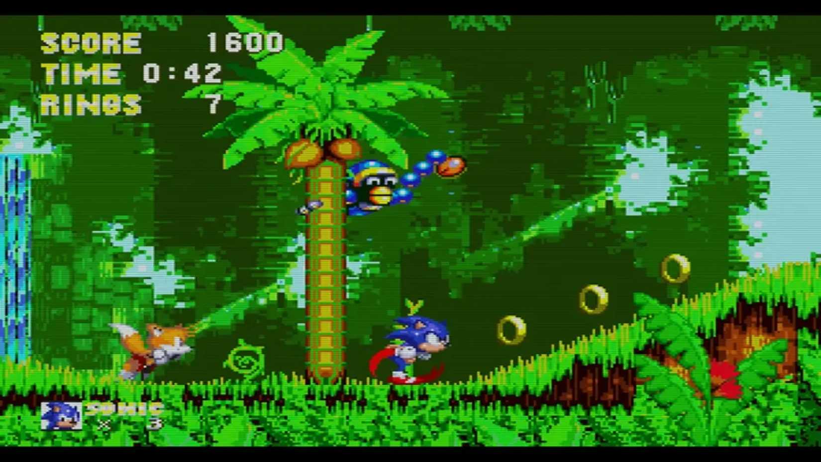 A screenshot of gameplay from Sonic the Hedgehog 3