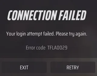 رسالة خطأ TFLA0029 في لعبة The Finals