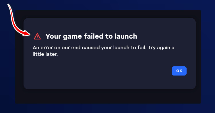 رسالة خطأ تعذر تشغيل لعبة EA