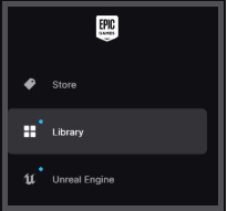 Epic Games'teki kütüphane