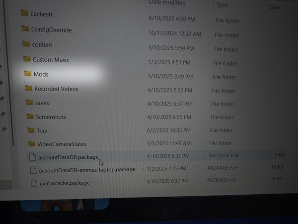 موقع مجلد Mods في The Sims 4