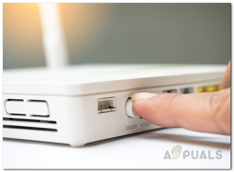 إعادة تشغيل الراوتر