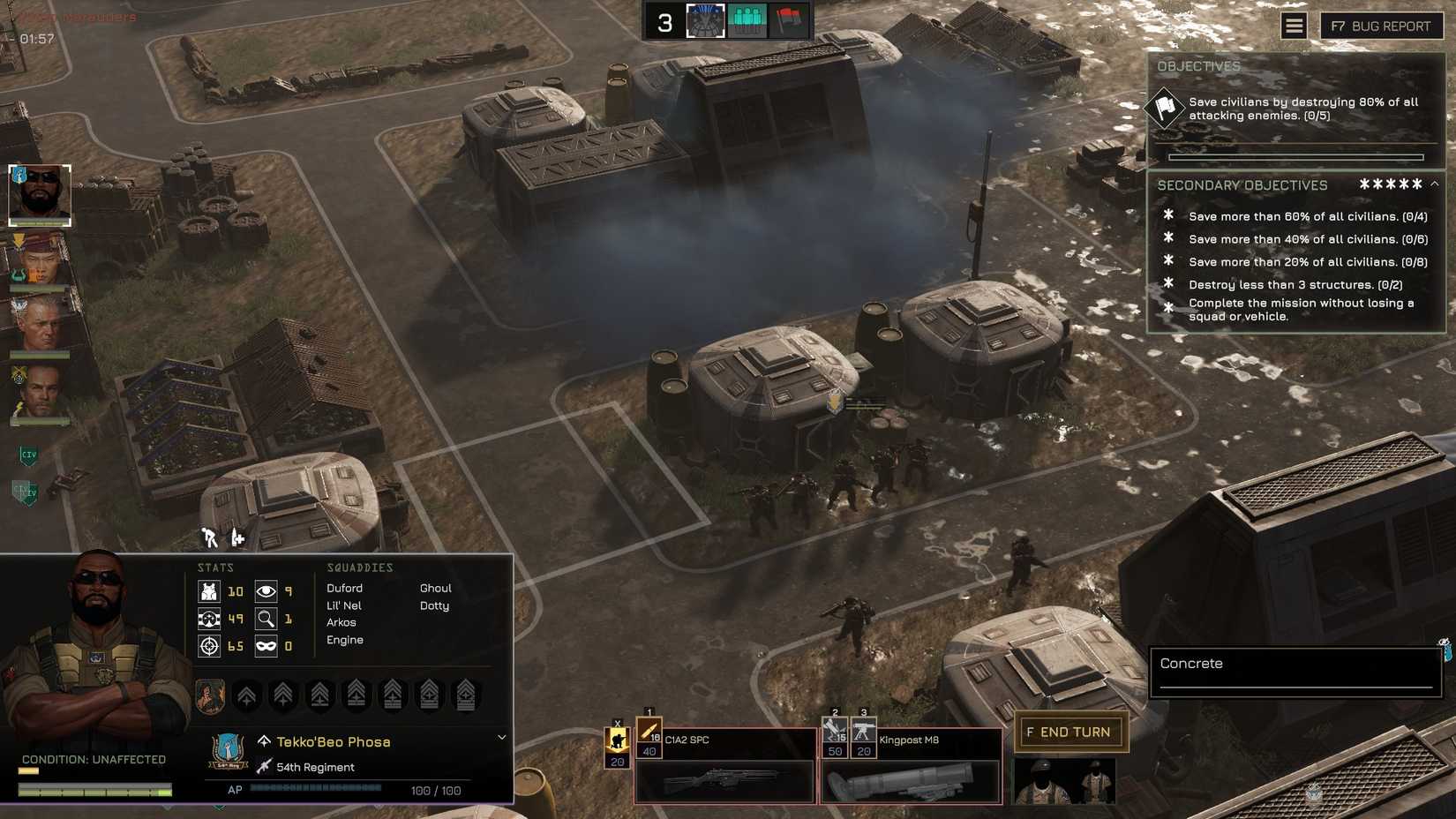 MENACE قنبلة دخان