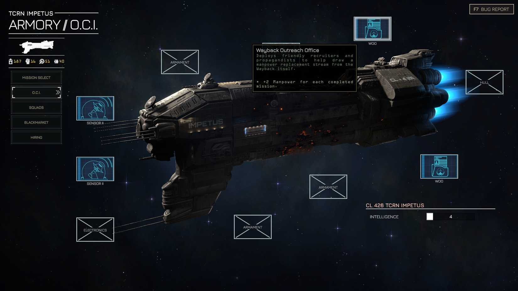 MENACE WOO OCI Upgrade