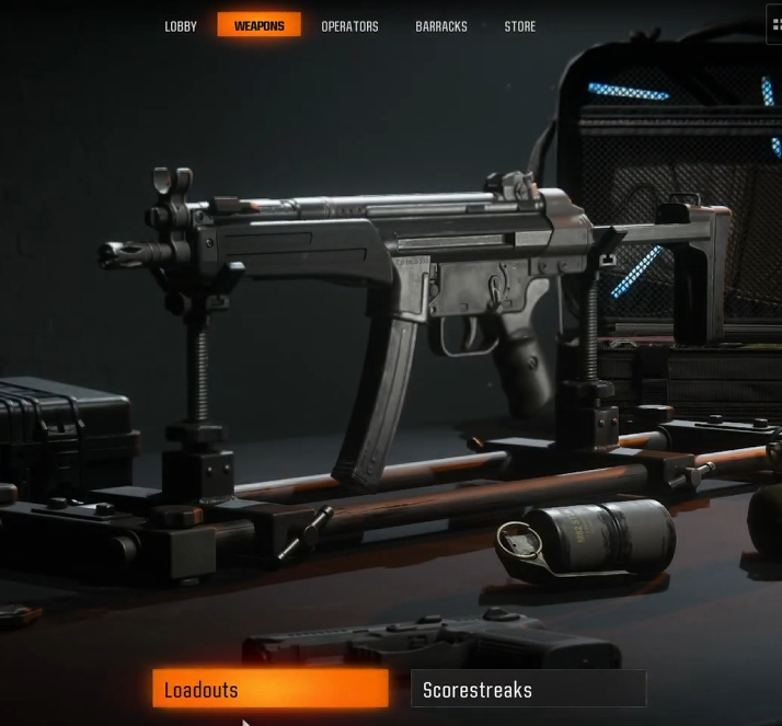 علامة تبويب الأسلحة في قائمة Black Ops 6 Zombies