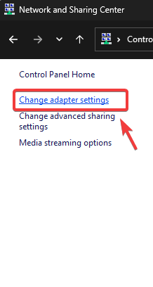 Windows Network Connections window