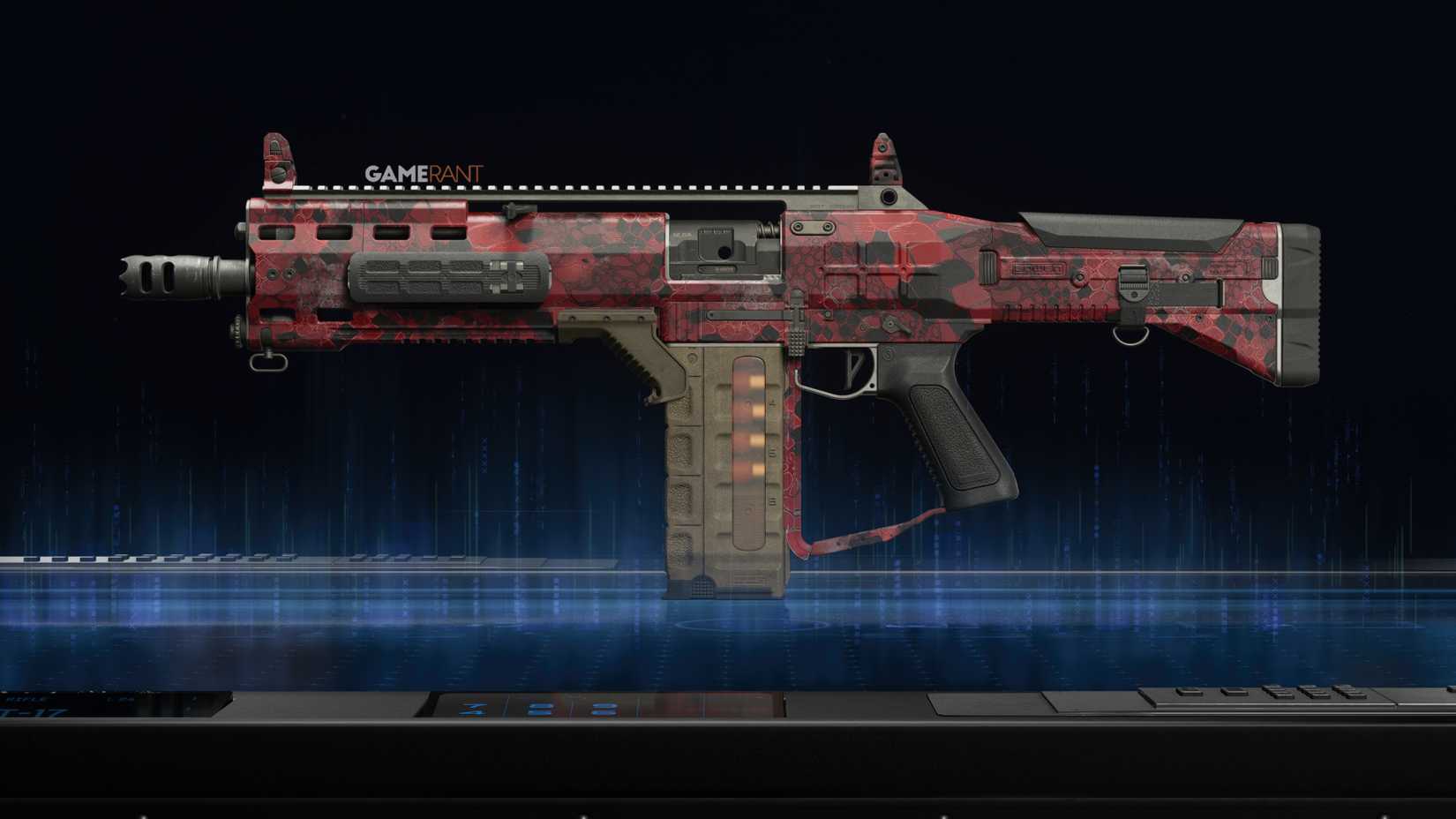 Ruby Snake Camo Preview on the SG-12 - Black Ops 7