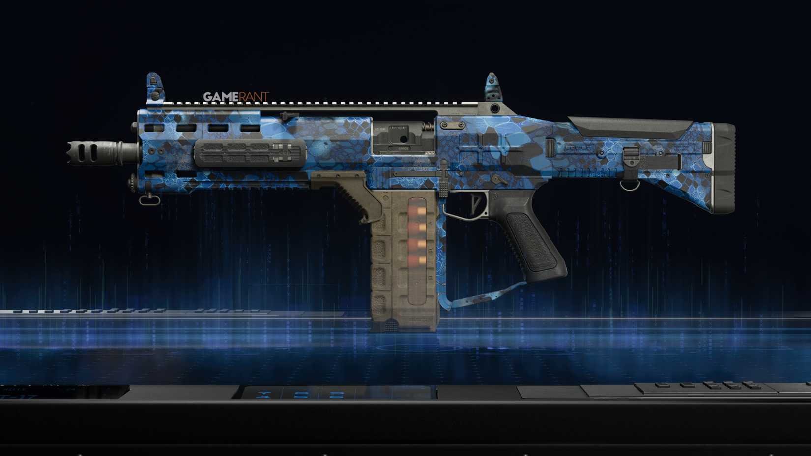 معاينة تمويه Sapphire Snake على SG-12 - Black Ops 7