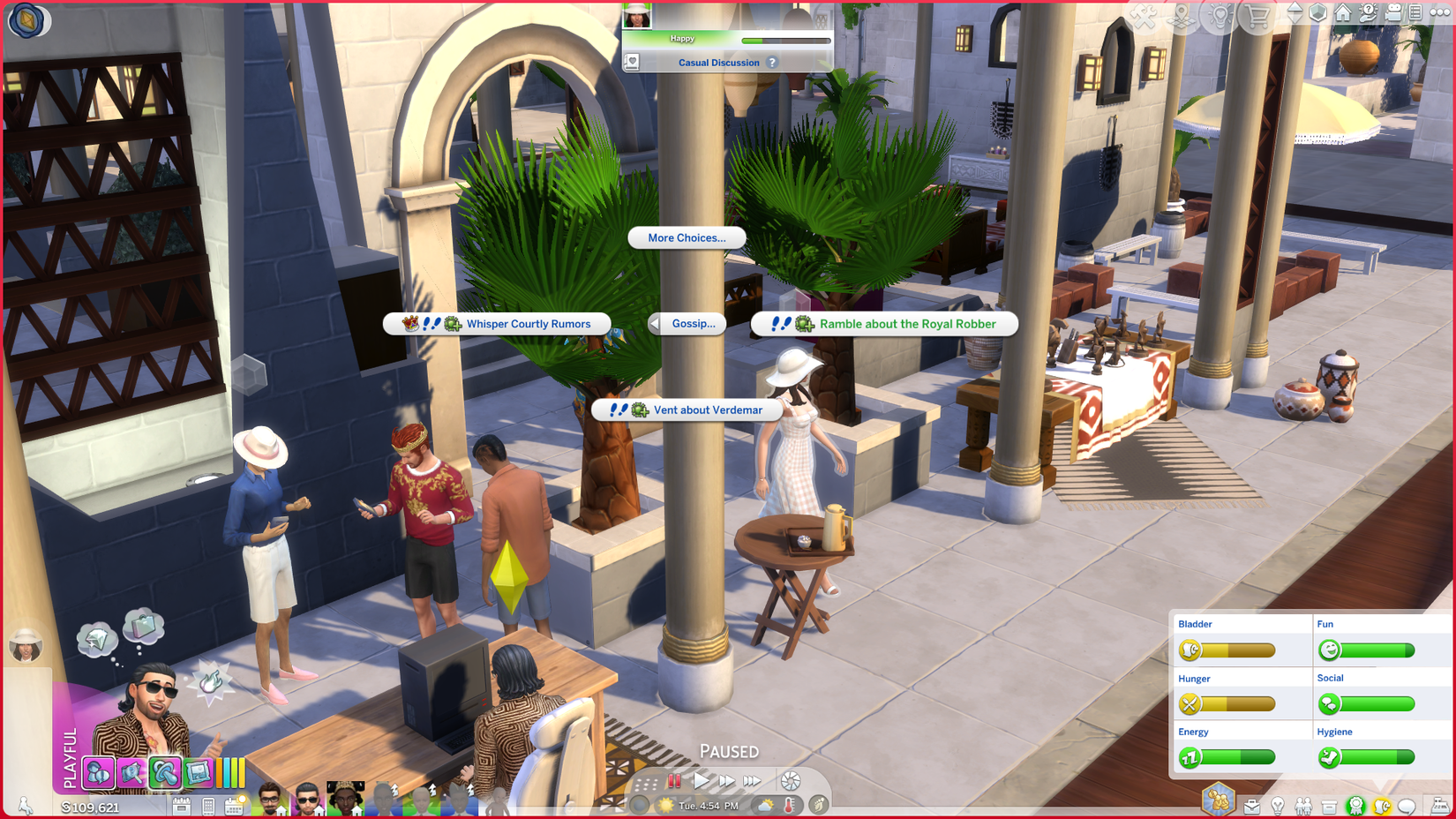 ثرثرة The Sims 4 حول السارق الملكي