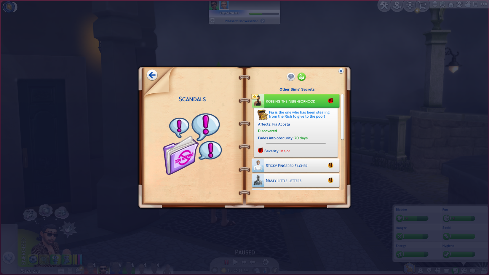 سر السارق الملكي في The Sims 4