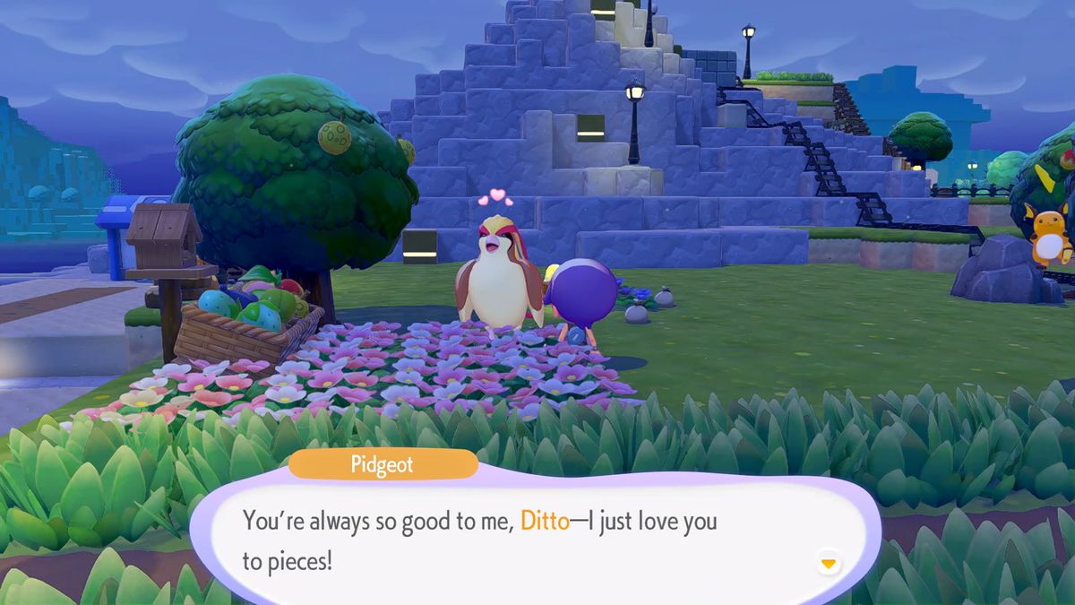 لقطة شاشة من لعبة Pokémon Pokopia على جهاز Nintendo Switch 2