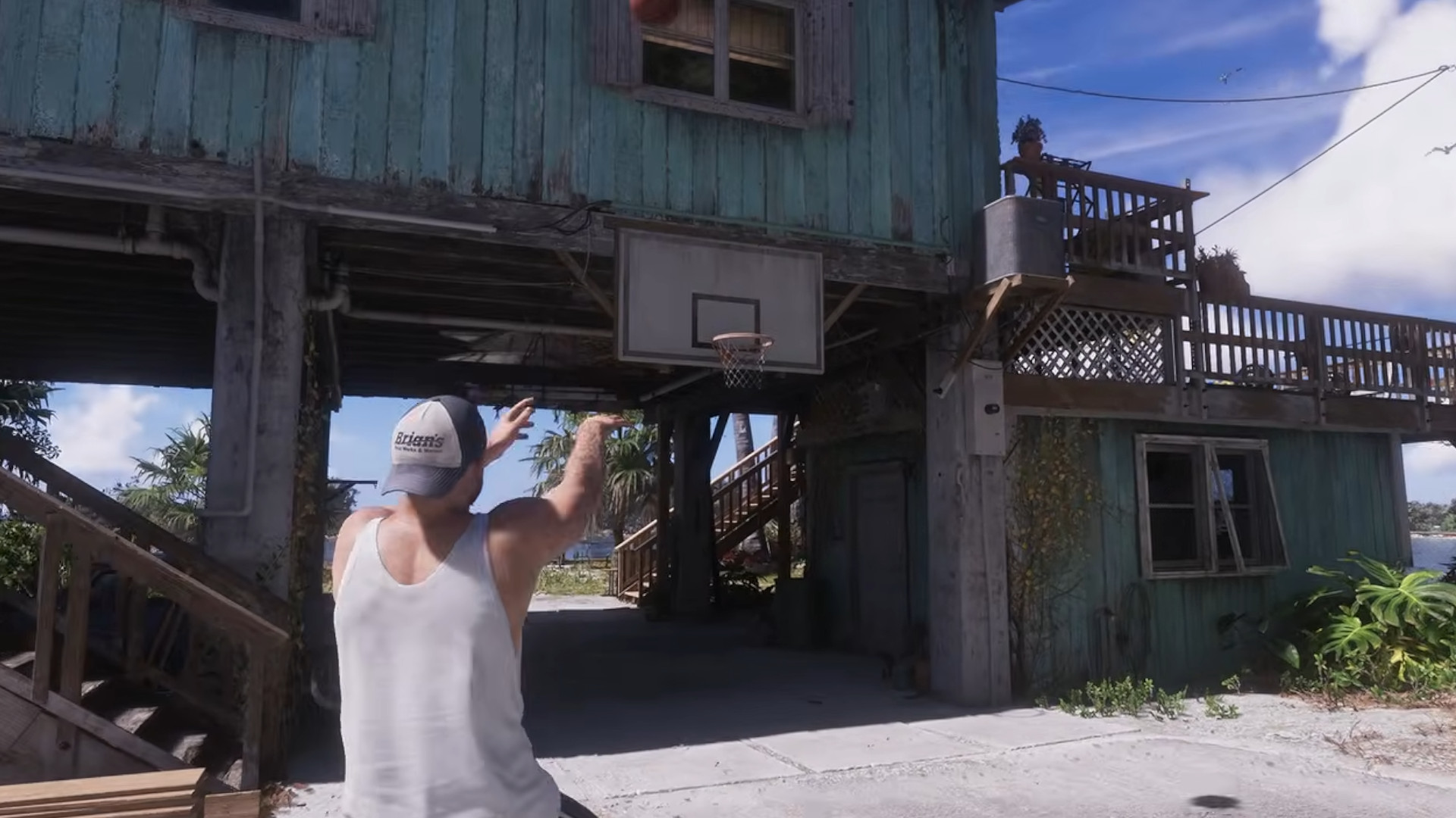 جيسون يلعب كرة السلة في GTA 6