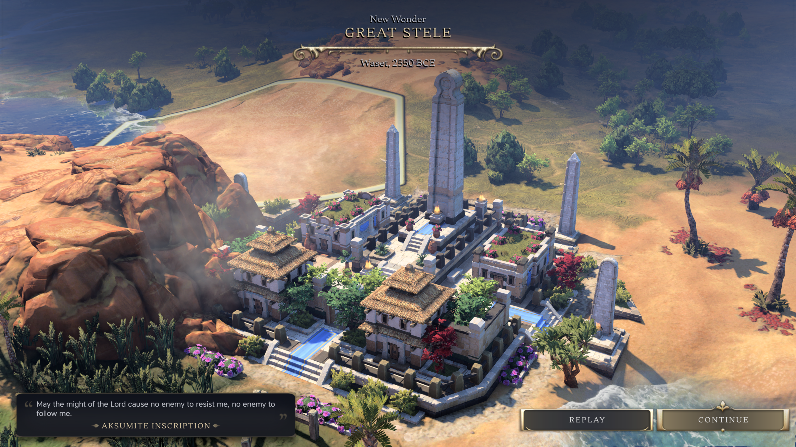 لقطة شاشة من لعبة Civilization VII