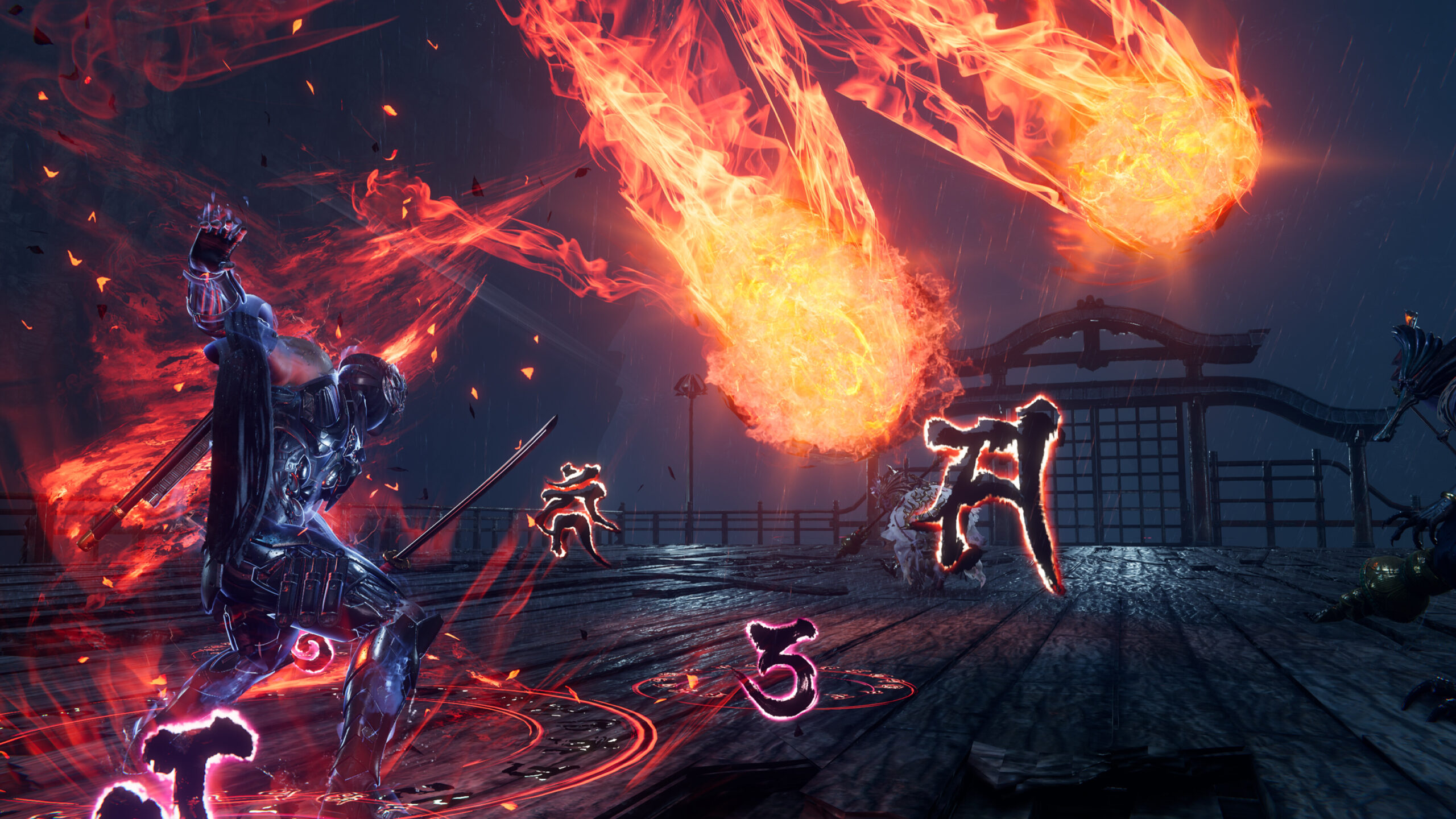 مشهد قتال من Ninja Gaiden 4