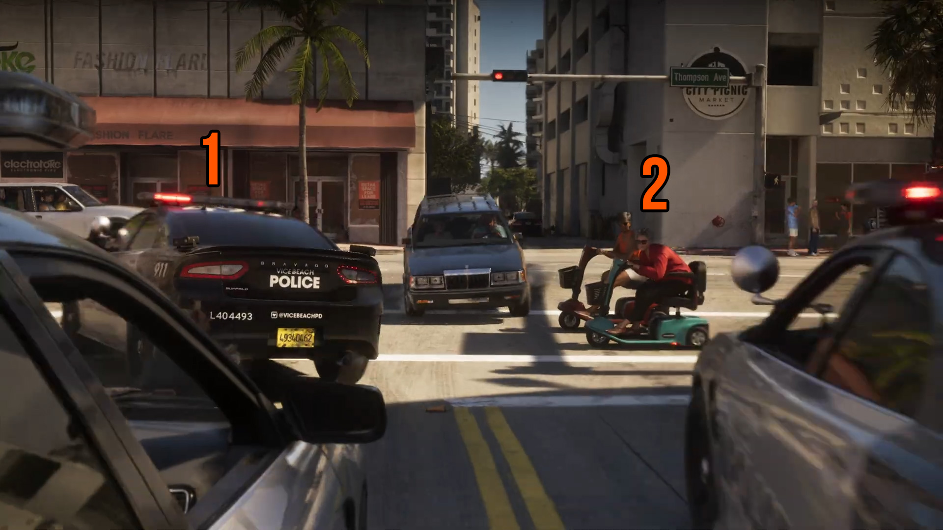 سيارات GTA 6 الجديدة التي تظهر فيها سيارة Police Bravado Buffalo وسكوترات التنقل