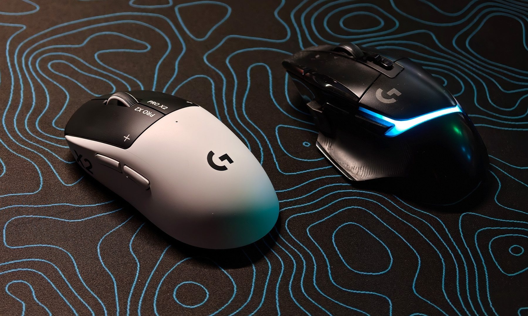 مقارنة بين Logitech PRO X2 SUPERSTRIKE و Logitech G502 X Plus LIGHTSPEED