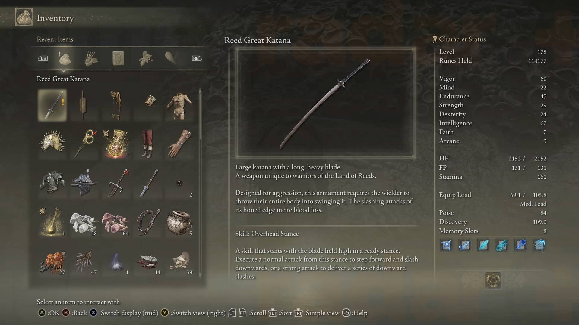 سيف Reed Great Katana