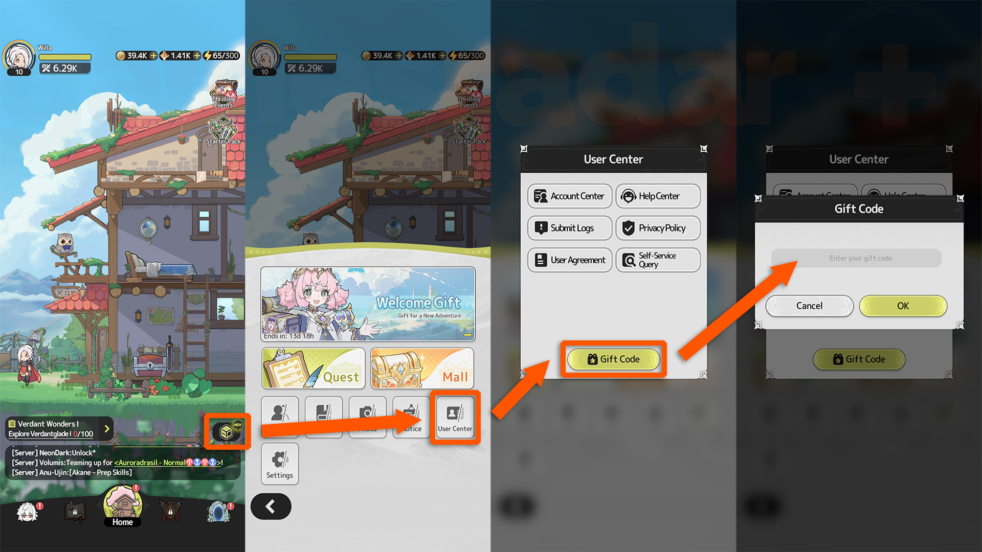 كيفية استرداد أكواد Sword x Staff