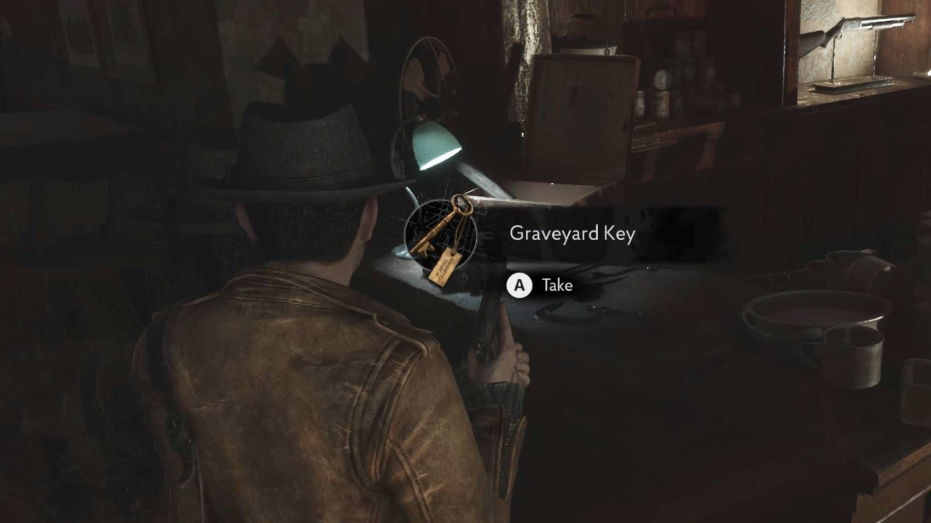 مفتاح مقبرة Sinking City 2: موقع الاستخدام