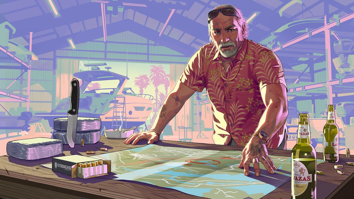 لحظة أكشن من GTA 6